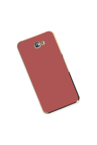 Gld-spt- Newface Samsung Uyumlu Galaxy J7 Prime Kılıf Volet Silikon - Kırmızı