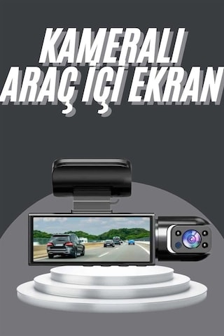 Video Ve Fotoğraf Kaydedici Sürüş Kamerası Ön Ve Arka Çift Kamera