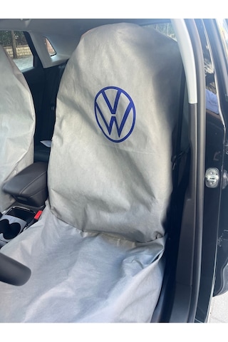 Baskılı Koltuk Kılıfı 2 Li Takım Volkswagen Logolu