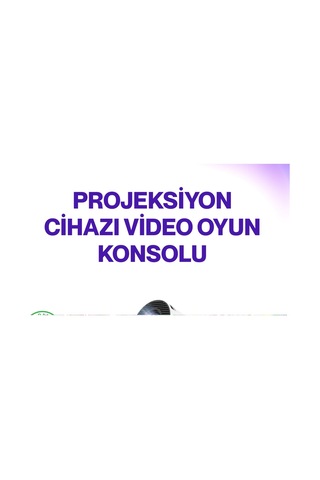 2.4g Kablosuz Destekli Oyun Ve Film Projeksiyonu Ev Kullanımı İçin 01724238