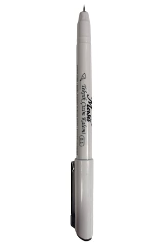Teknik Çizim Kalemi Kaligrafi Kalemi 0.1 Mm Siyah