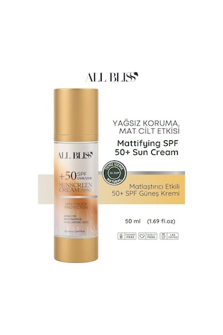 Spf 100 Matlaştırıcı Güneş Kremi 50 Ml