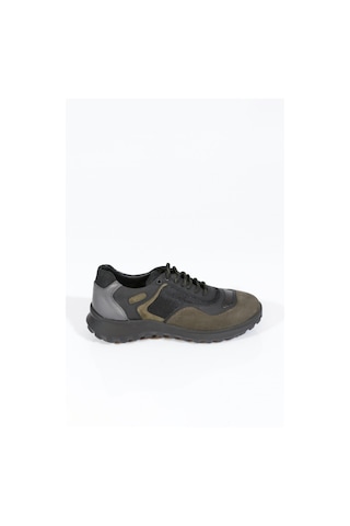 Dgn 9747 Erkek Bağcikli Sneakers Ayakkabi Haki Nubuk