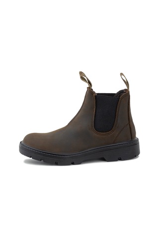 743 Marron Osc Erkek 9080 Natural World Bota Chelsea Nobuck Elastıcos 743 Marron Osc