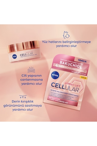 Nıvea Cellular Expert Lift Gelişmiş Yaşlanma Karşıtı Gündüz Kremi Spf30 50 Ml