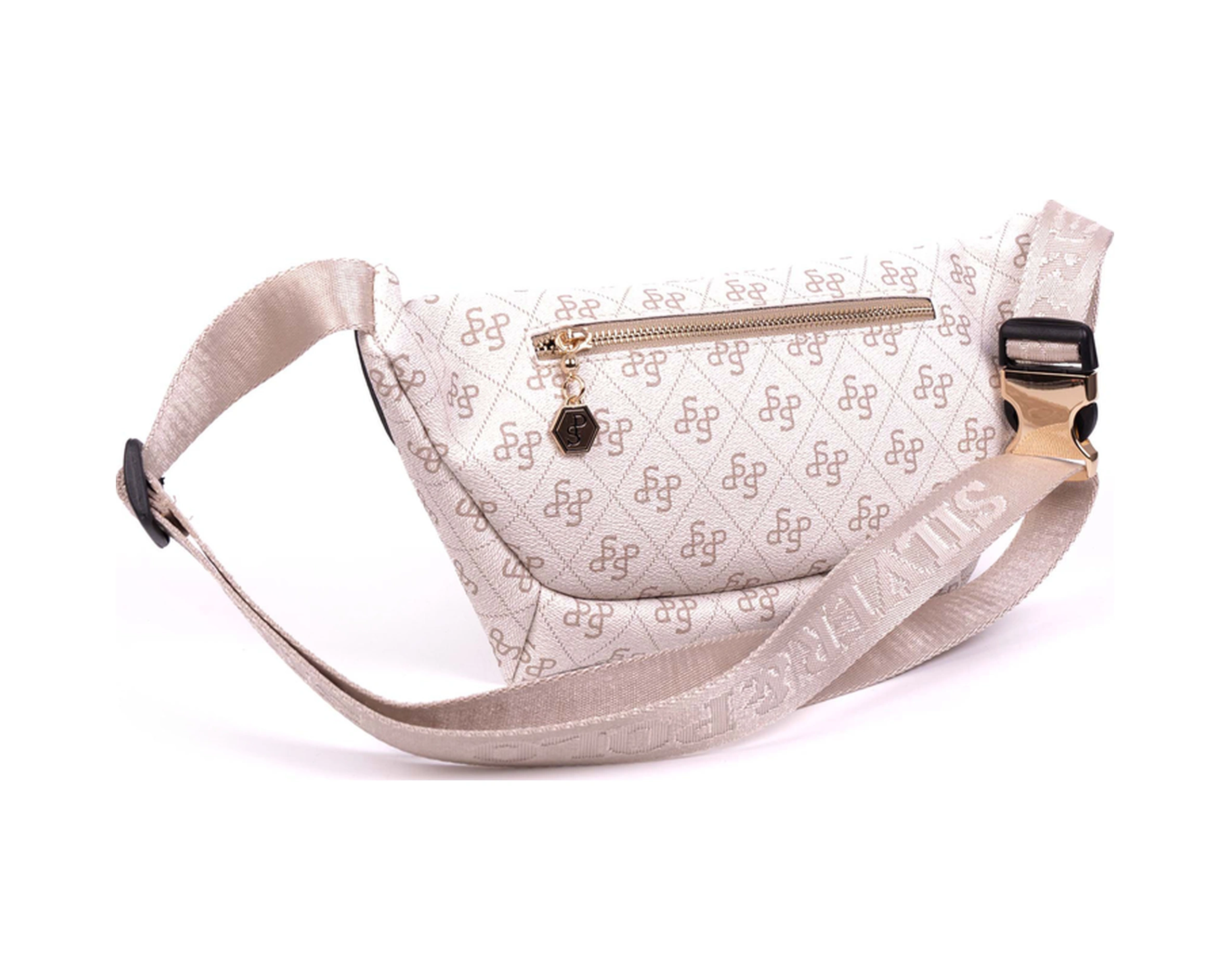 Silver Polo Kadın Bel Çanta 1192 Bej