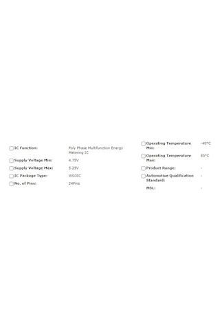 Energy Metering, Ic Ade7758Arwz