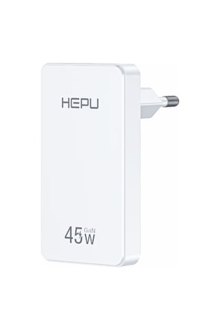 Hepu Hp-c33 45w Gan Hızlı Şarj Adaptörü Ultra İnce Tasarım Type-c Kablo Dahildir