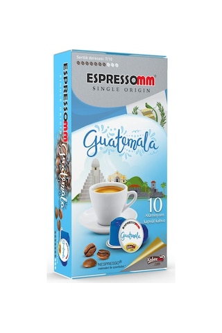 Espressomm® Single Origin Guatemala Alüminyum Kapsül Kahve 10 Adet