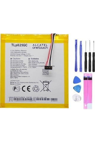 Alcatel One Touch Pixi 4.7 Pil Batarya Tlp025Gc ve Tamir Seti