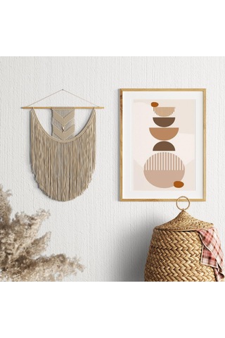 3'lü Bohem Geometrik Desen Foreks Tablo