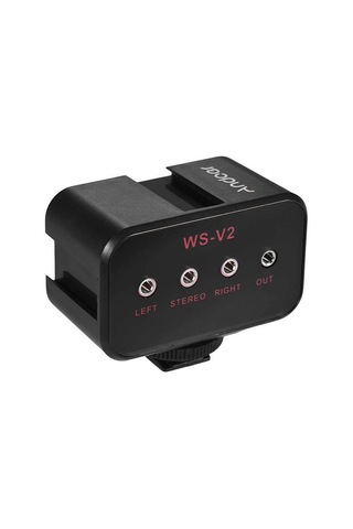 Andoer Ws-vs Çift Kanallı Mikrofon Ses Mikseri