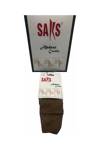 SAKS Abdest Dizaltı Kadın Çorabı K.Ten-K.Ten Koyu Ten