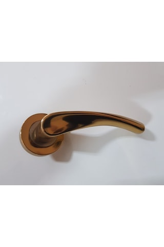 Çelik Kapı Kolu Rozetli Turna Albrifin Saten Sağ