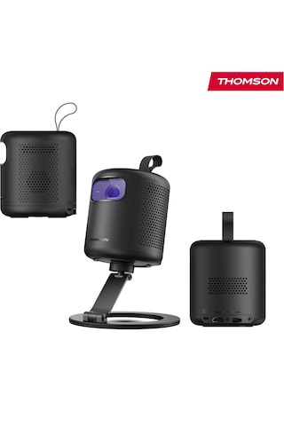 Thomson Vega Fhd 4k Destekli 100" Dahili Bataryalı Taşınabilir Projeksiyon Cihazı Google Tv Sertifikalı 350 Ansı Lumen - Pg35b