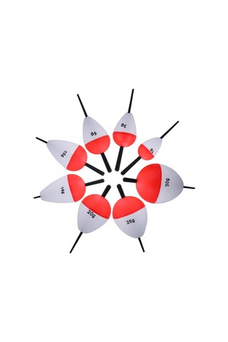 Balıkçılık Şamandıralar 5 Adet/takım Balıkçılık Şamandıralar Seti Deniz Balıkçılığı Şamandıralar Sopa Olta Takımı Aksesuarları 5pcs 30g