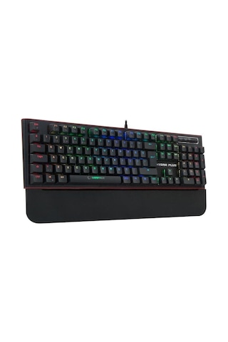 Rampage Hydra R6 Plus Usb Kablolu Full RGB Audio Portlu Mekanik Gaming Q Klavye