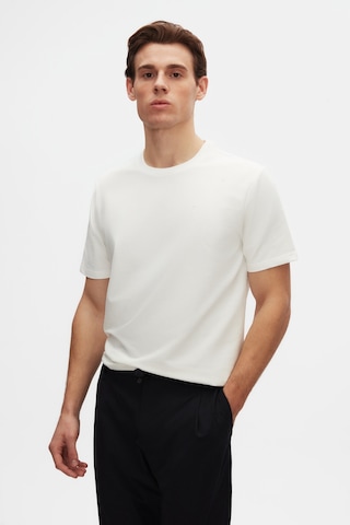 Twn Slim Fit Ekru Baskılı T-shirt 4ec14ort12025 Ekru