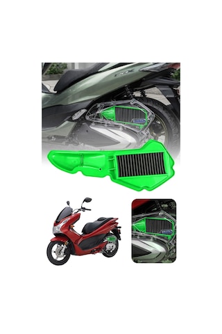 Honda Pcx Uyumlu Yeşil Temizlenebilir Performans Hava Filtresi 2021-2026