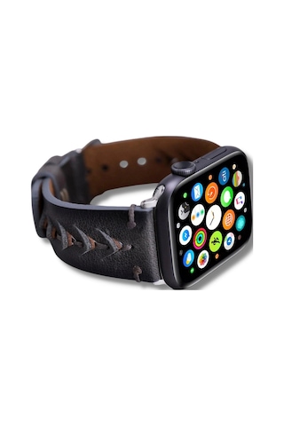 Apple Watch Uyumlu Deri Kordon 42-44-45mm Boras Vs4ef Diğer