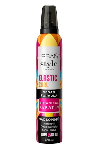 Urban Care Style Guide Vegan Elastic Curl Saç Köpüğü 200 ML