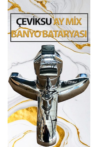 Ay Mix Model Banyo Bataryası Krom