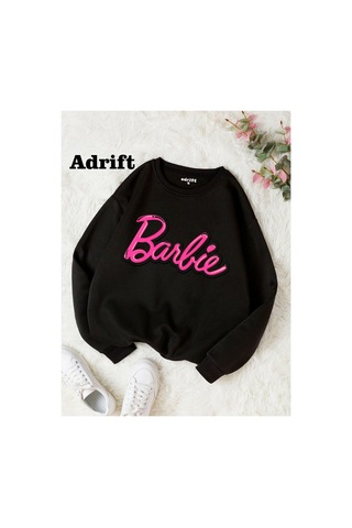 Tarzsokak Tasarım Sweatshirt Siyah