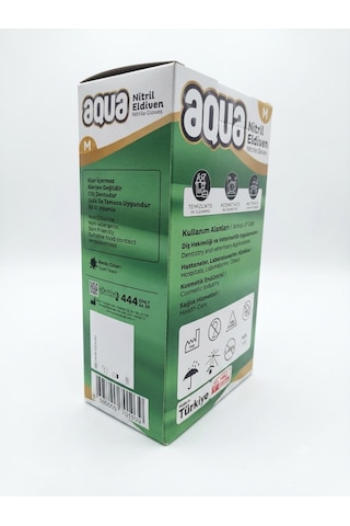 Aqua Nitril M Eldiven