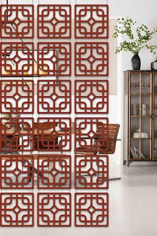 Artavessa 12 Parça Oda Bölücü Seperatör Mdf Paneller - Model 2 (Toprak)