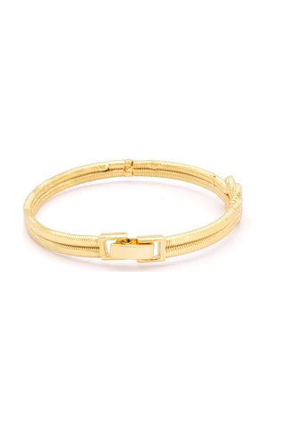 Altın Kaplama İmitasyon Aşk Düğümü Kelepçe Bileklik Blz-649 Altın