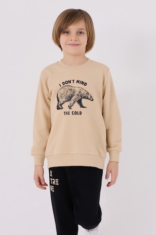 Rolypoly Erkek Çocuk Eşofman Takımı Rp3453 Bej Bej