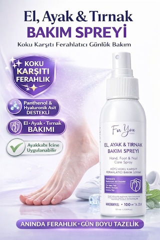 El - Ayak, Kötü Koku Karşıtı Ve Bakım Spreyi - Ferahlatıcı Bakım Sprey