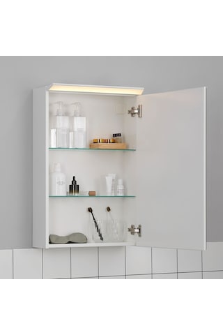 Banyo Duvar Dolabı, 50x17x75 Cm Beyaz
