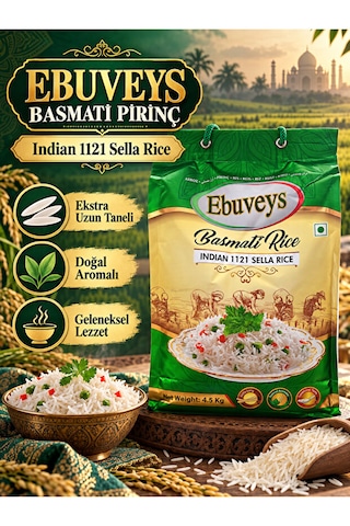 1121 Silla Basmati Pirinç 4,5 Kg