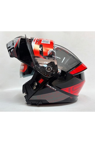 Mt Genesis Sv Atempo B15 Parlak Renk Çene Açılır Kask Iç Güneş Vi