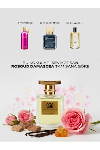 Rosoud Damascea Lüks Kadın Erkek Parfüm Extrait Aromatik - Odunsu