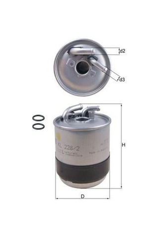 Mercedes W169 W245 A180 B180 Dizel 04- Mazot Filtresi Su Sensörlü Knecht Kl2282d