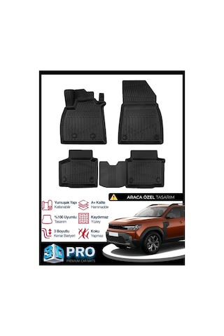 Renault Duster 4x4 Mhev Mıld Hybrit 3d Havuzlu Paspas 2024 2025 2026 Model Kokusuz