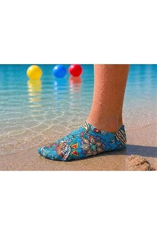 Gripptoes Kaymaz Damla Tabanlı Deniz&havuz Çorabı L1 Çok Renkli