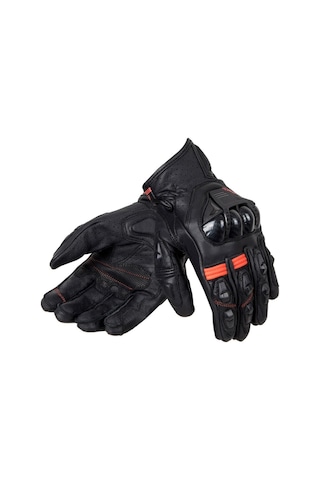 Ozone Rs600 Short Deri Motosiklet Eldiveni 66218 Kırmızı Siyah