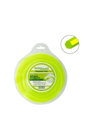 Motorlu Tırpan Misinası 4.0 Mm 31 Mt Altıgen Diken, Ot, Çimen Kesme