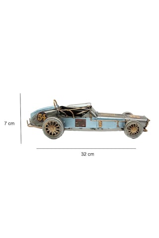 Dekoratif Metal Yarış Arabası C1608 Model