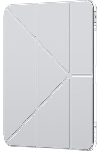 Apple Uyumlu iPad Pro 11 2024 Amazingthing Minimal Serisi Katlanabilir Standlı Kılıf Gri Kapaklı Kılıf