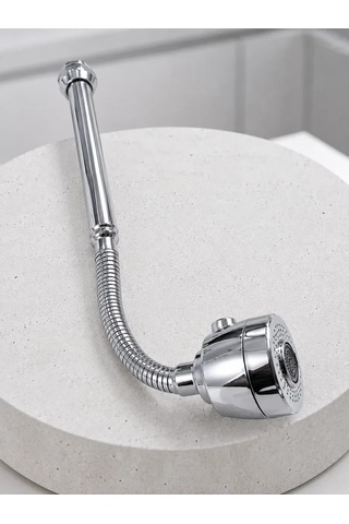 Krom Musluk Uzatma Aparatı 360 Dönebilen Su Tasarruflu Lavabo Fıskiyesi .