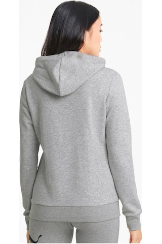 Puma Ess Logo Hoodie Kadın Sweatshirt Gri Xs-xl 001