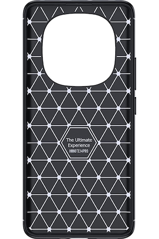 Mobilteam Xiaomi Redmi Note 14 Pro 5g Uyumlu Kılıf Negro Silikon Kapak-siyah Siyah