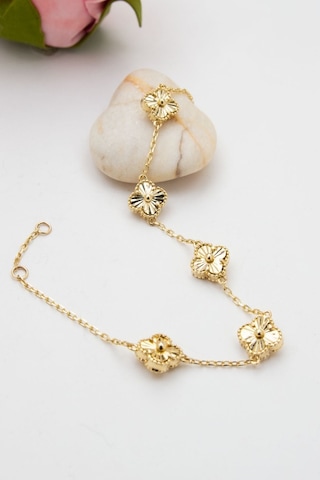 Latif Kuyumculuk 14 Ayar Altın Kadın Bileklik Lkblk1220 Altın Sarı Altın