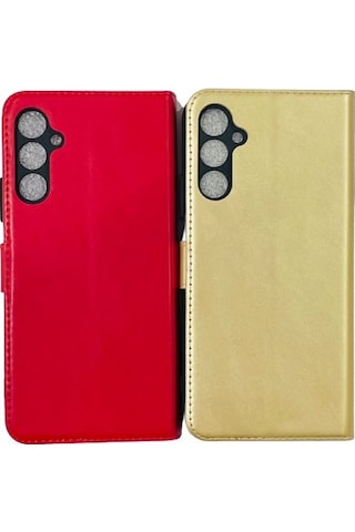 Samsung Galaxy Uyumlu A34 Kapakli Cüzdanli Korumali Kilif