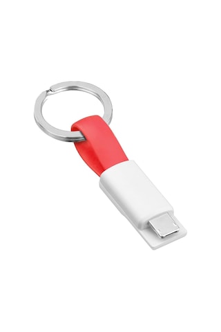 Powermaster 2in1 Anahtarlık Type C / Lightning Mini Anahtarlık Usb Şarj Kablosu Pm-26061