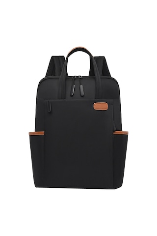 Suntek Kadın Erkek Dizüstü Sırt Çantası Şık Üniversite Siyah